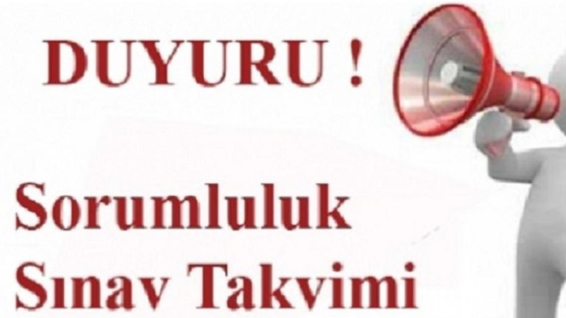 Eylül Dönemi Sorumluluk Sınavları